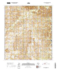 Flat Rock Creek SW 2019 topographic map thumbnail