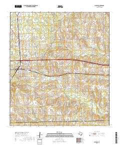 Flatonia 2019 topographic map thumbnail