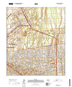 Fort Bliss SE 2019 topographic map thumbnail