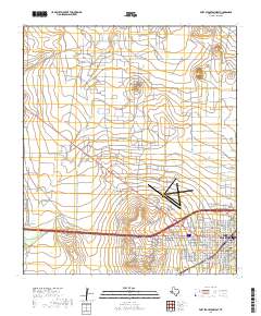 Fort Stockton West 2019 topographic map thumbnail
