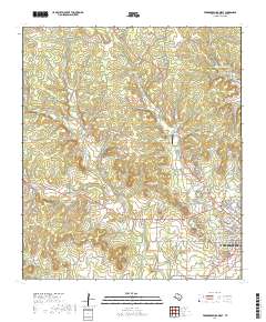 Fredericksburg West 2019 topographic map thumbnail