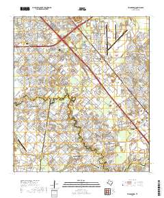 Friendswood 2019 topographic map thumbnail