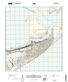 Galveston 2019 topographic map thumbnail