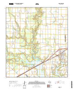 Ganado 2019 topographic map thumbnail