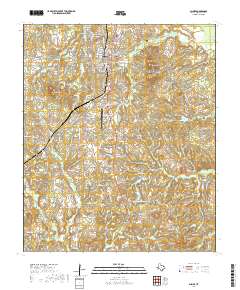Gilmer 2019 topographic map thumbnail