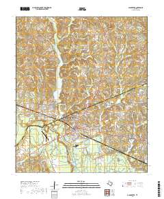 Gladewater 2019 topographic map thumbnail