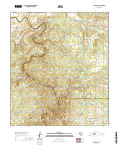Gorman Falls 2019 topographic map thumbnail