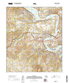 Granbury 2019 topographic map thumbnail