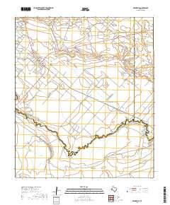 Grandfalls 2019 topographic map thumbnail