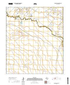 Grandfalls SW 2019 topographic map thumbnail
