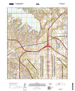 Grapevine 2019 topographic map thumbnail