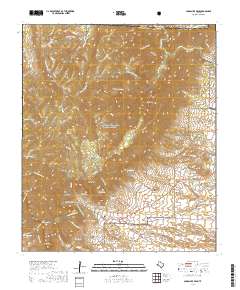Guadalupe Peak 2019 topographic map thumbnail