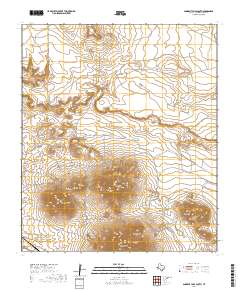 Gunsight Hills South 2019 topographic map thumbnail