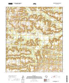 Hackberry Draw SE 2019 topographic map preview