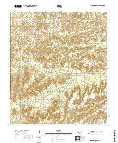 Hackberry Draw SW 2019 topographic map thumbnail
