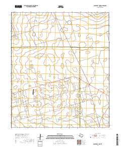 Hackberry Lake 2019 topographic map thumbnail