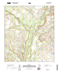 Halff Ranch 2019 topographic map thumbnail