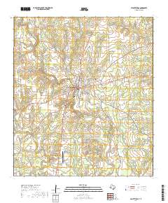 Hallettsville 2019 topographic map thumbnail