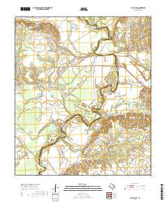 Halls Bluff 2019 topographic map thumbnail