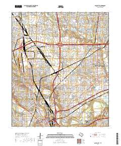 Haltom City 2019 topographic map thumbnail