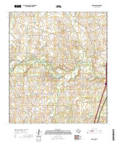 Harris Lake 2019 topographic map thumbnail
