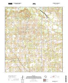 Hebbronville NW 2019 topographic map thumbnail