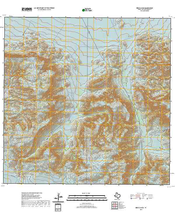 Echo Canyon 2019 topographic map thumbnail