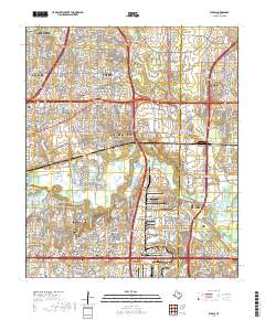 Euless 2019 topographic map thumbnail