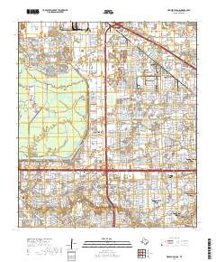Hedwig Village 2019 topographic map thumbnail