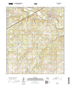 Hico 2019 topographic map thumbnail