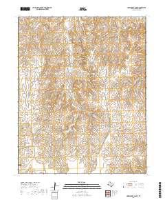 Horse Creek South 2019 topographic map thumbnail
