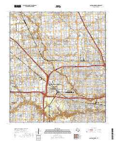 Houston Heights 2019 topographic map thumbnail