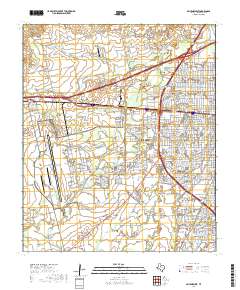 Abilene West 2019 topographic map thumbnail
