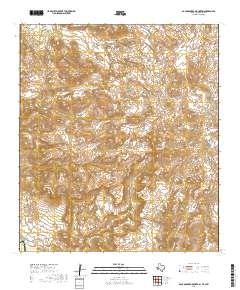 Agua Adentro Mountain 2019 topographic map thumbnail