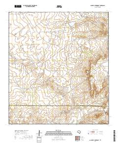 Agua Azul Creek East 2019 topographic map thumbnail