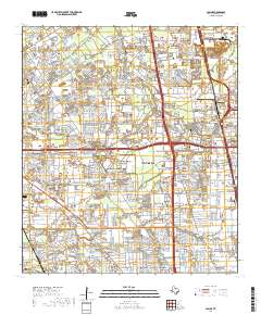Aldine 2019 topographic map thumbnail