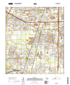 Almeda 2019 topographic map thumbnail