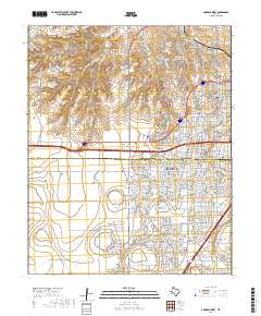 Amarillo West 2019 topographic map thumbnail