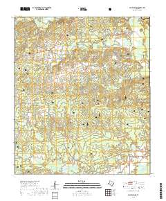 Apple Springs 2019 topographic map thumbnail