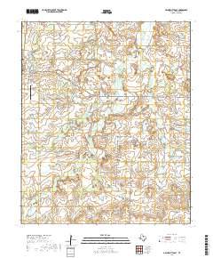 Archer City East 2019 topographic map thumbnail