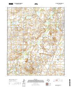 Archer City West 2019 topographic map thumbnail