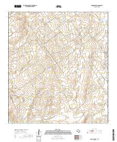 Arroyo Miguel 2019 topographic map thumbnail