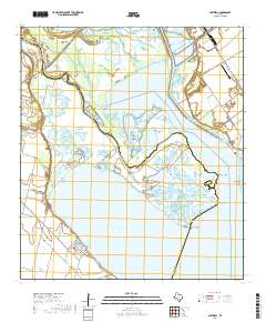Austwell 2019 topographic map preview