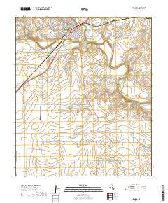 Ballinger 2019 topographic map thumbnail