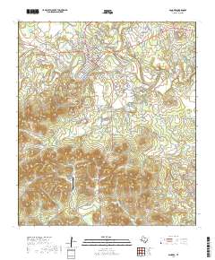 Bandera 2019 topographic map thumbnail