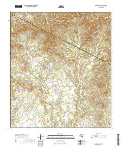 Bandera Pass 2019 topographic map thumbnail