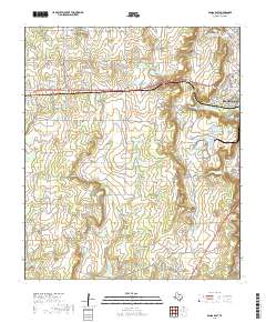 Bangs East 2019 topographic map thumbnail