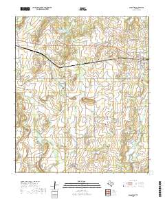 Bangs West 2019 topographic map thumbnail