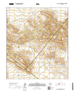 Barrilla Mountains East 2019 topographic map thumbnail