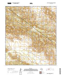 Barrilla Mountains West 2019 topographic map thumbnail